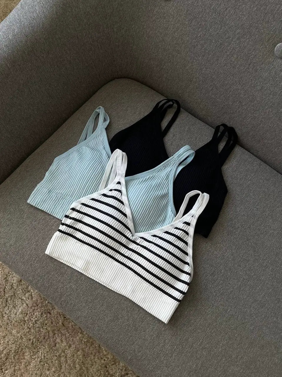 Summer top with double straps