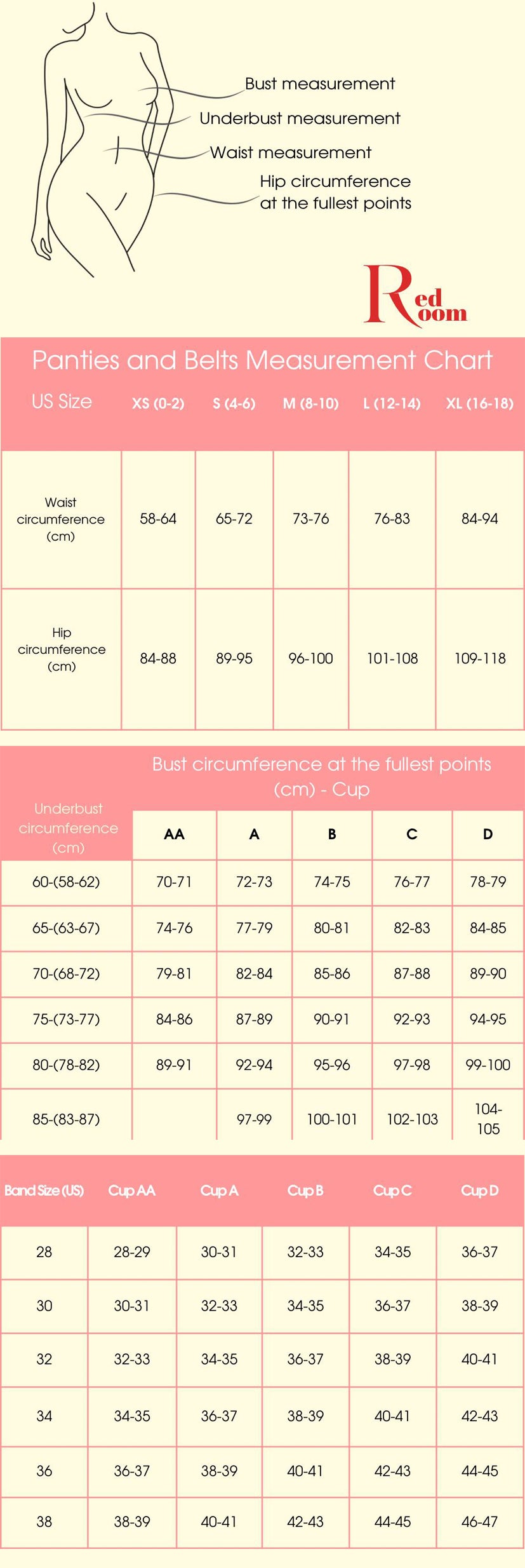 Mobile Size Chart Image